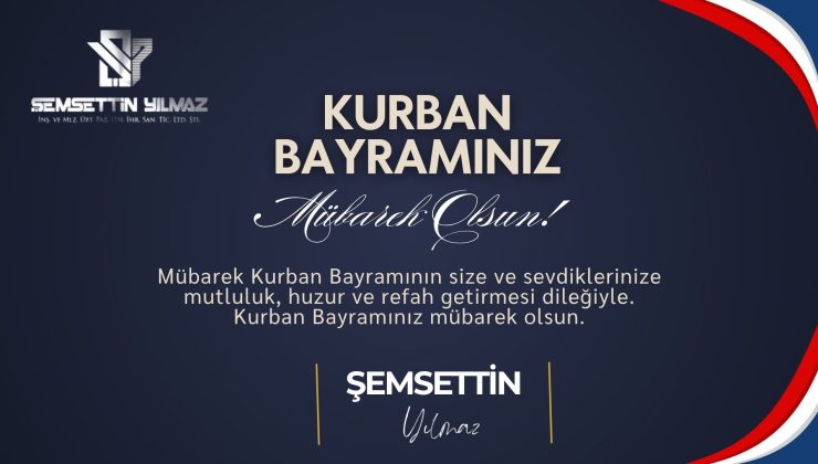 ŞEMSETTİN YILMAZ TİCARET HAYIRLI BAYRAMLAR DİLER