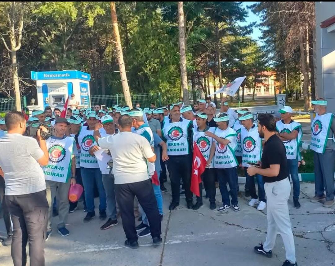 ŞEKER – İŞ SENDİKASINDAN EYLEM “MASA SUSARSA MEYDANLAR KONUŞUR”