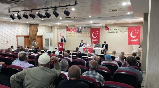 SAADET PARTİSİNDE KARAKOÇAN İLÇE BAŞKANI MEHMET ASLAN OLDU