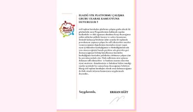 “STK Platformu: Kutsal Değerlerimiz Üzerinden Siyaset Kabul Edilemez”