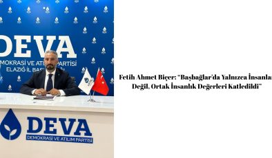 Fetih Ahmet Biçer: “Başbağlar’da Yalnızca İnsanlar Değil, Ortak İnsanlık Değerleri Katledildi”