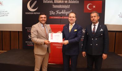YRP’DE ÜYE KAYDI ARTIŞINDA ELAZIĞ TÜRKİYE BİRİNCİSİ OLDU