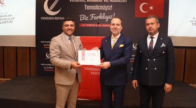 YRP’DE ÜYE KAYDI ARTIŞINDA ELAZIĞ TÜRKİYE BİRİNCİSİ OLDU
