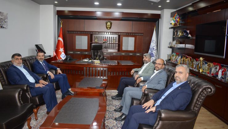 HÜDA PAR Heyeti, Başkan Şerifoğulları İle Bir Araya Geldi