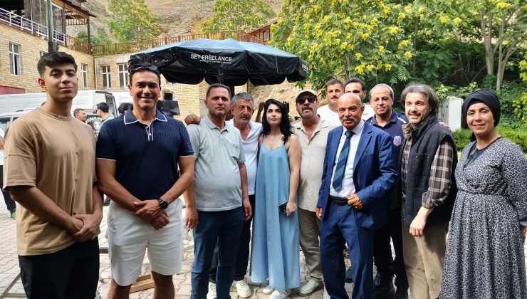 Başkan Yücel Doğan ‘Ses ver Kader’ film setini ziyaret etti