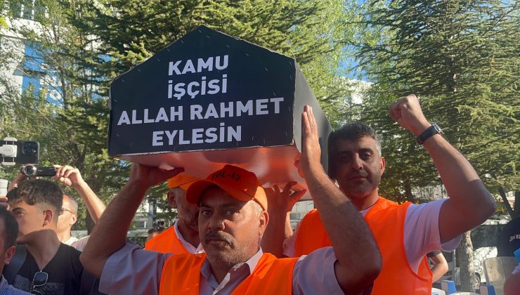 Sendikalardan Türkiye Genelinde Eylem: Elazığ’da AK Parti İl Binasına “Tabutlu” Yürüyüş