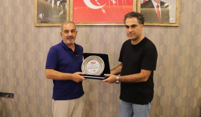 BAŞKAN ALAN’DAN İŞ İNSANI TETİK’E ZİYARET
