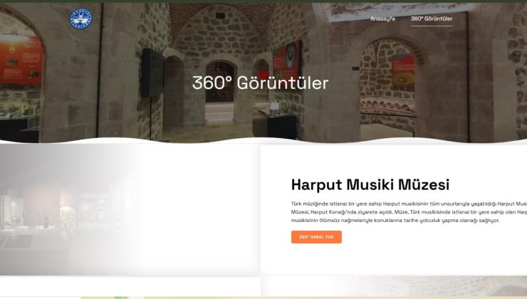ELAZIĞ BELEDİYESİ MÜZELERİ, ARTIK SANAL TURLA DA GEZİLEBİLECEK