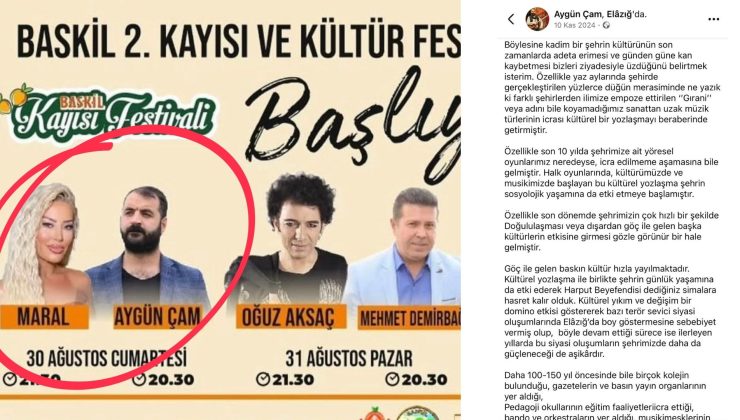 MARAL’I ELEŞTİRMİŞTİ AYNI FESTİVALDE ALT KADRODA SAHNE ALACAK