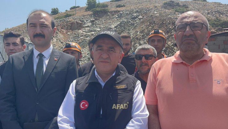 Vali Hatipoğlu’ndan açıklama:”Kurtarma çalışması devam ediyor”