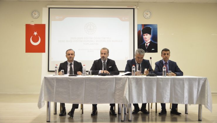 2025-2026 Eğitim Öğretim Yılı Sene Başı Eğitim Kurumu Müdürleri Toplantısı Yapıldı.