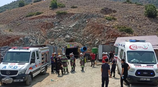 Palu’da Maden Ocağında Göçük.1 İşçi kayıp