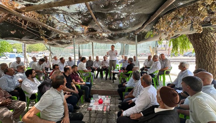 Mahmut Rıdvan Nazırlı, Palu ve Beyhan’da Vatandaşlarla Buluştu