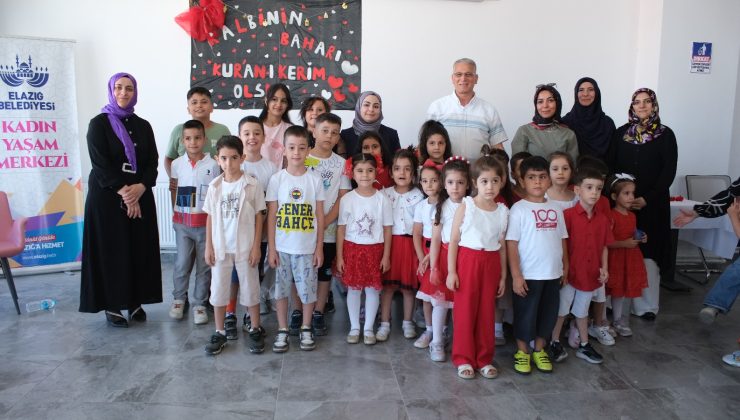 ELAZIĞ BELEDİYESİ YAZ KUR’AN KURSU MEZUNLARINI VERDİ