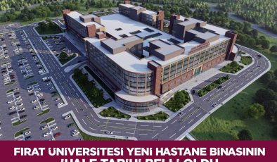 Fırat Üniversitesi Yeni Hastane Binası Yapım İhalesi 20 Ekim 2025 Tarihinde Yapılacak