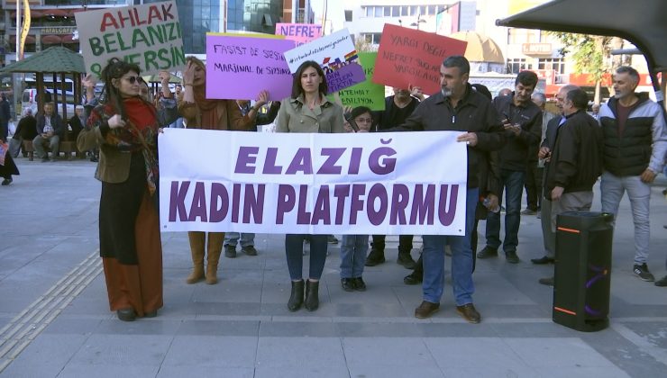 Elazığ Kadın Platformu’ndan 11. yargı paketi protestosu:” Nefretin meşrulaştırılmasına izin vermeyeceğiz.”