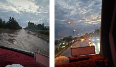 Elazığ Organize Sanayi Bölgesi’nde Yağmur Hayatı Olumsuz Etkiledi