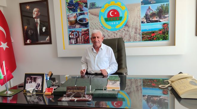Başkan Hacıoğulları: ”Devletten para değil, faizsiz kredi istiyoruz. Çiftçi mağdur”