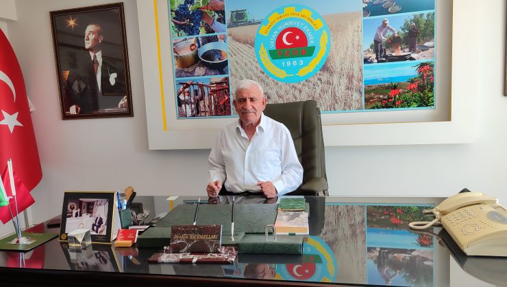 Başkan Hacıoğulları: ”Devletten para değil, faizsiz kredi istiyoruz. Çiftçi mağdur”