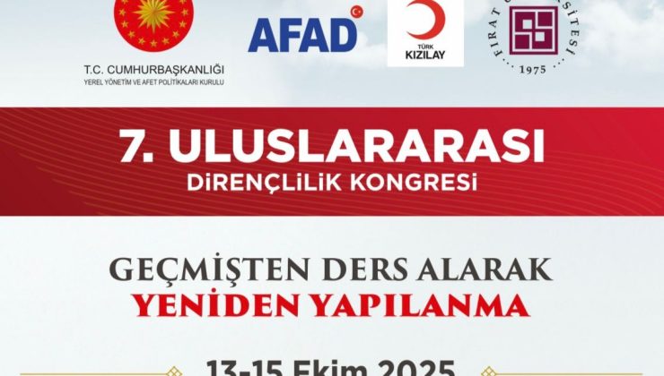 FIRAT  ÜNİVERSİTESİ 7. ULUSLARARASI DİRENÇLİLİK KONGRESİ’NE EV SAHİPLİĞİ YAPACAK