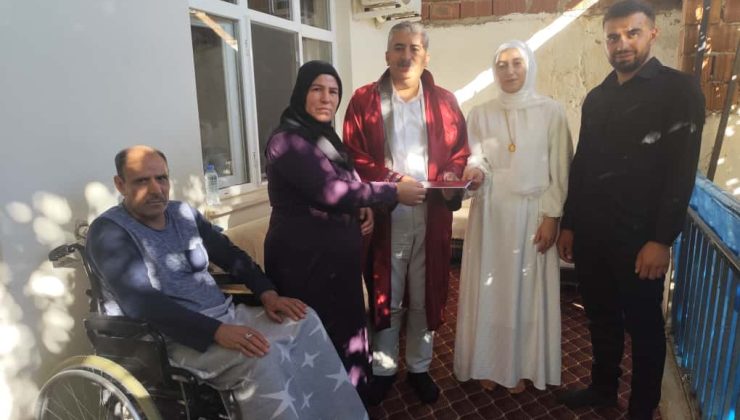 Mutluluk Engel Tanımadı: Başkan Turus, Babayı Kızının Mutluluğuna Ortak Etti.