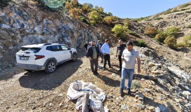 Başkan Altınışık’ın başvurusu neticesinde MAPEG’ten gelen 7 kişilik heyet incelemelerine başladı