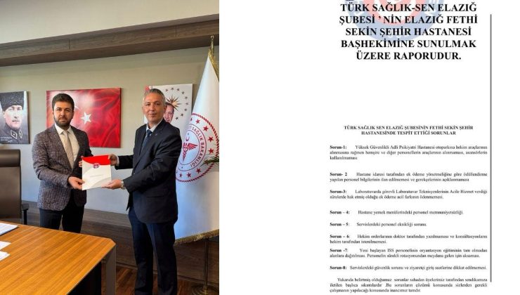 Türk Sağlık-Sen’den Başhekim Fatih Demir’e Hayırlı Olsun Ziyareti