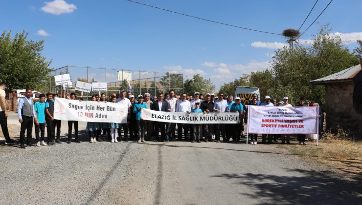 Elazığ İl Sağlık Müdürlüğü ve Kovancılar Belediyesi’nden Ortaklaşa 5 Ekim Dünya Yürüyüş Günü Etkinliği