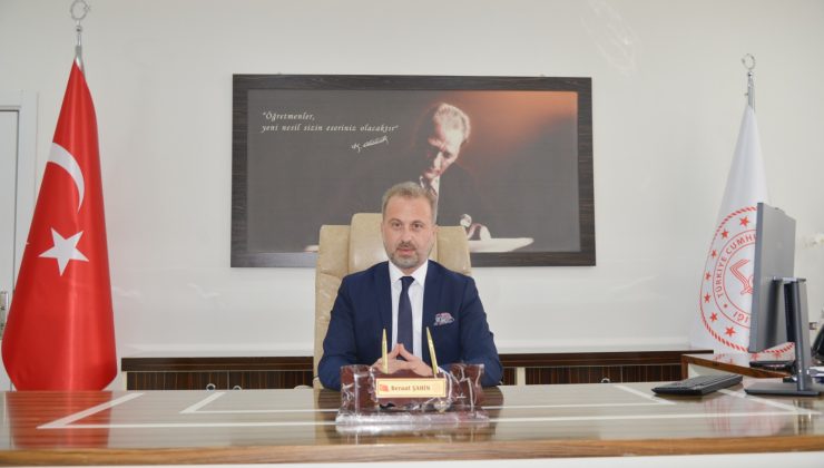 ELAZIĞ İL MİLLİ EĞİTİM MÜDÜRÜ BERAAT ŞAHİN’İN 29 EKİM CUMHURİYET BAYRAMI MESAJI