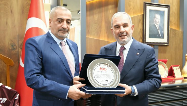 ETSO Başkanı İdris Alan, İş İnsanı Murat Özcan ile bir araya geldi.