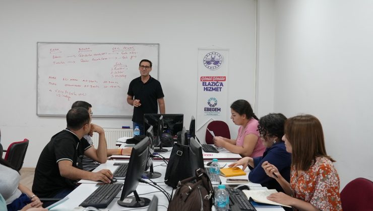 EBEGEM tarafından düzenlenen ücretsiz mesleki eğitim kursları devam ediyor
