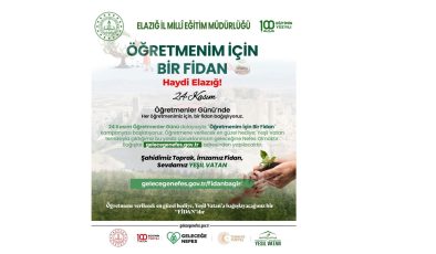 “Öğretmenim İçin Bir Fidan” Kampanyası