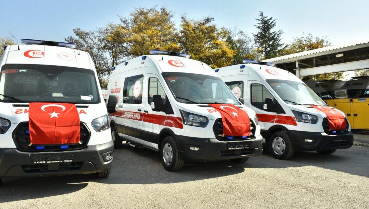 Sağlık Bakanlığı’ndan Elazığ’a 3 Yeni Ambulans Desteği