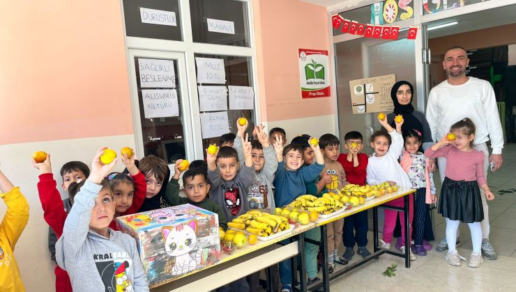 Arıcak İlkokulu’nda “Dürüstlük Manavı” Etkinliği Düzenlendi