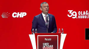 Özel, CHP’nin 39. Olağan Kurultayı’nda konuştu