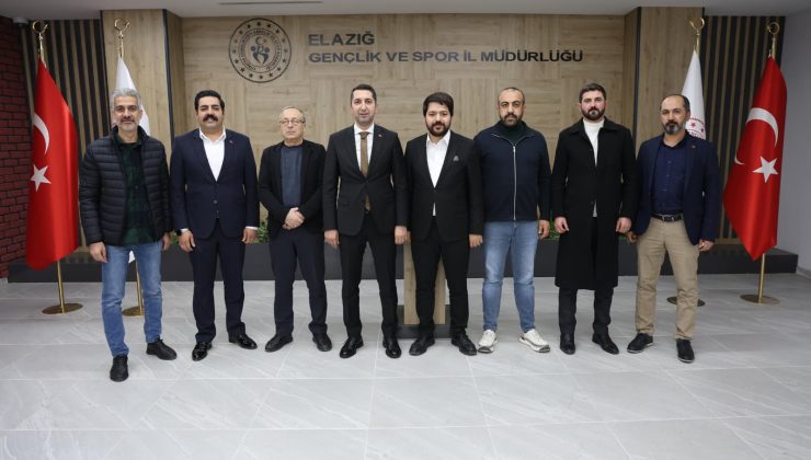 Türk Kamu Sen Ve Türk Büro-Sen Elazığ Şubesi’nden Gençlik ve Spor İl Müdürlüğü’ne Ziyaret