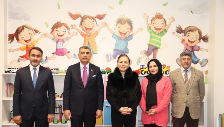 Milletvekili Gürsel Erol’dan Beyaz EV Aile Merkezi’ne Ziyaret