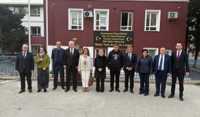 BAKÜ TÜRK ANADOLU LİSESİ’NDE FIRAT ÜNİVERSİTESİ TANITILDI