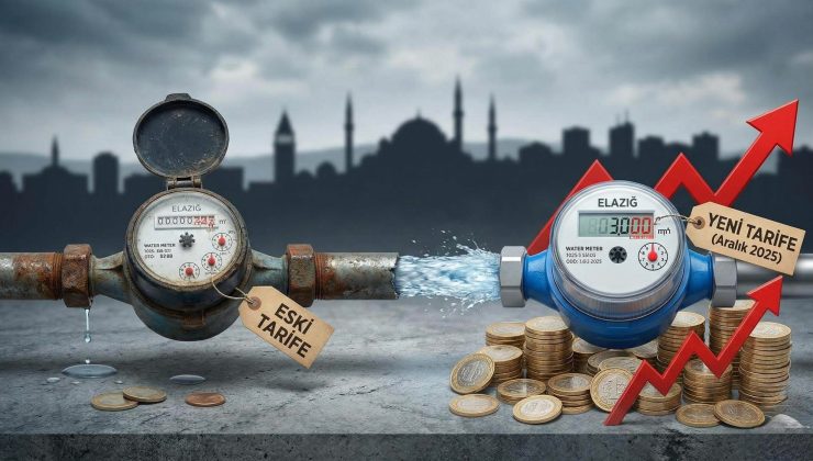 Elazığ’da suya yüzde 40 zam