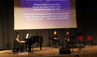 Firat Üniversitesinde Piyano Eşliğinde Eserler Konseri Düzenlendi