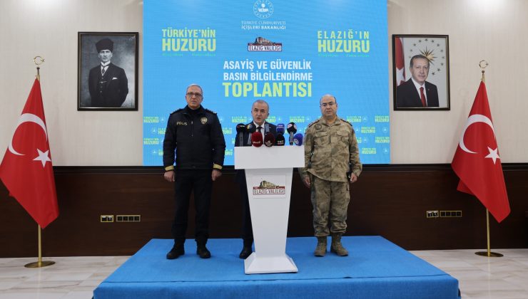 Elazığ’da Asayiş ve Güvenlik Toplantısı Gerçekleştirildi