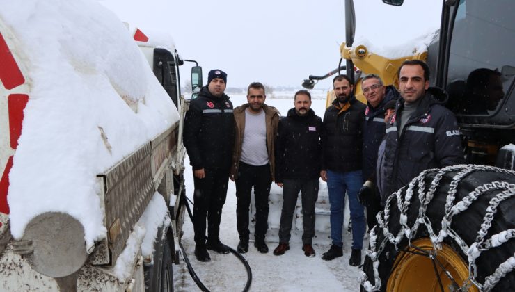 İl Özel İdare Genel Sekreteri Cemil Yatkın Karla Mücadele Çalışmalarını Yerinde İnceledi