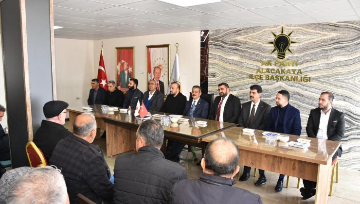 Milletvekili Keleş’ten Alacakaya’ya Ziyaret: Yatırımlar Yerinde İncelendi, Teşkilat ve Esnafla Buluşuldu