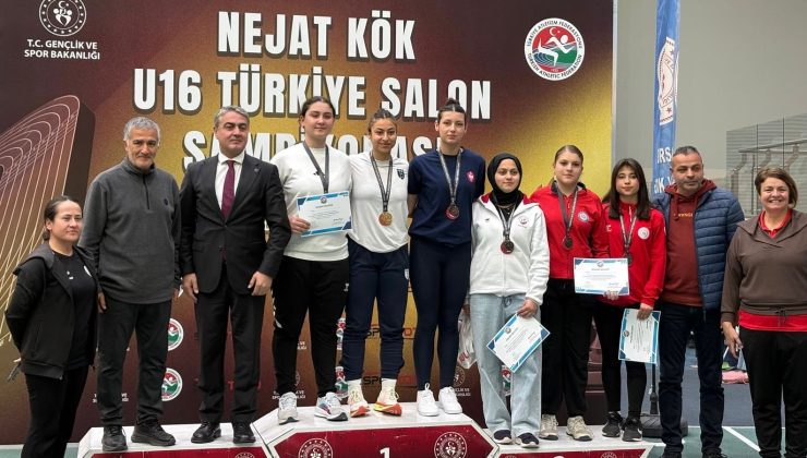 Elazığlı sporcu Gülnaz Çetin, gülle atma branşında Türkiye Şampiyonu oldu