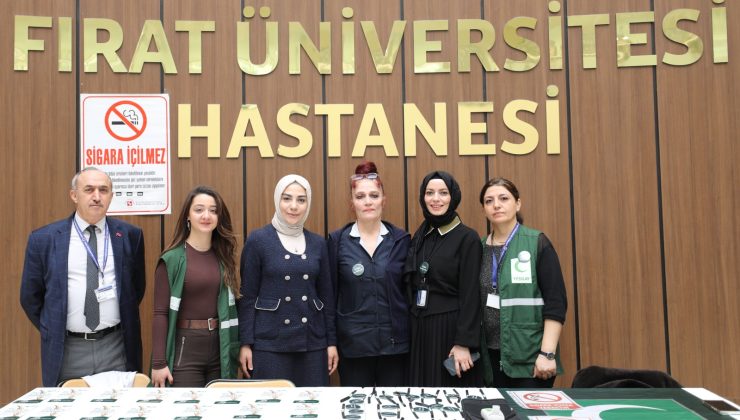 Fırat Üniversitesi Hastanesinde Dünya Sigara Bırakma Günü Kapsamında Farkındalık Standı Kuruldu