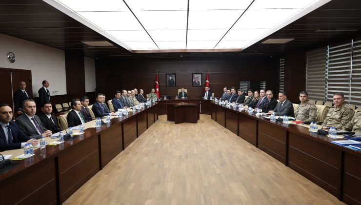 Vali Numan Hatipoğlu Başkanlığında Asayiş Toplantısı Yapıldı