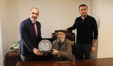 BAŞKAN ALAN’DAN BEDRİ AÇIKKAPI’YA VEFA ZİYARETİ