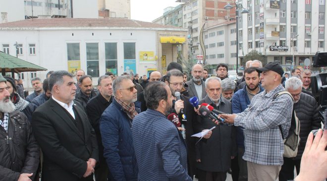 Elazığ’da İran’a yönelik saldırılar protesto edildi
