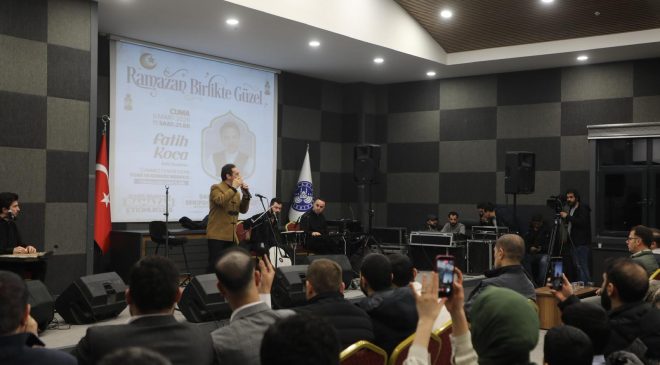 RAMAZAN AYI ETKİNLİKLERİNİN BU AKŞAMKİ KONUĞU GÜÇLÜ YORUMUYLA FADIL AYDIN OLUYOR