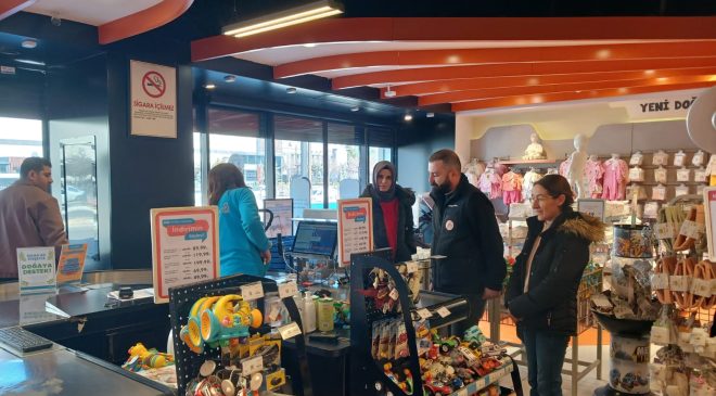 Elazığ’da Market ve İşletmelere Poşet Denetimi